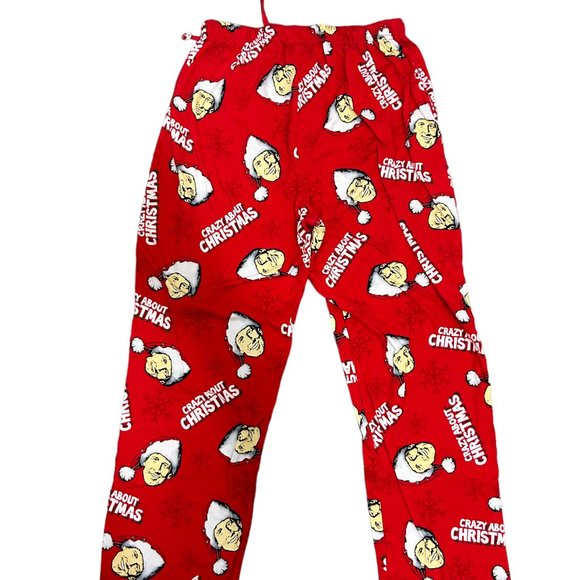 Christmas Vacation Chevy Chase Pajama Lounge Pants Men’s Size Medium Red - Picture 1 of 6
